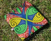 West African Wax Cotton Print Fabric - African Ankara Fabric - Love Thyself - Half Yard