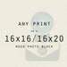 PERSONALIZED-Wood Photo Block- Fine Art Photo Block 16x16 or 16x20