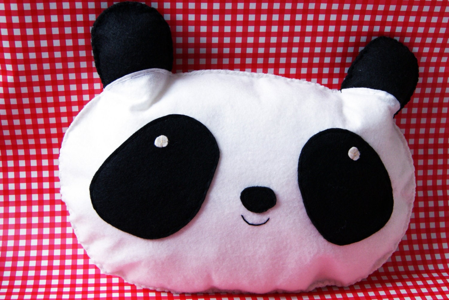 Cute Smiling Panda Face Plush Soft Toy/Cushion/Pillow Cool Fun Unique