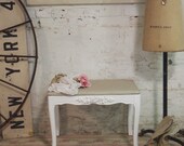 Painted Cottage Chic Shabby White Chair CHR35