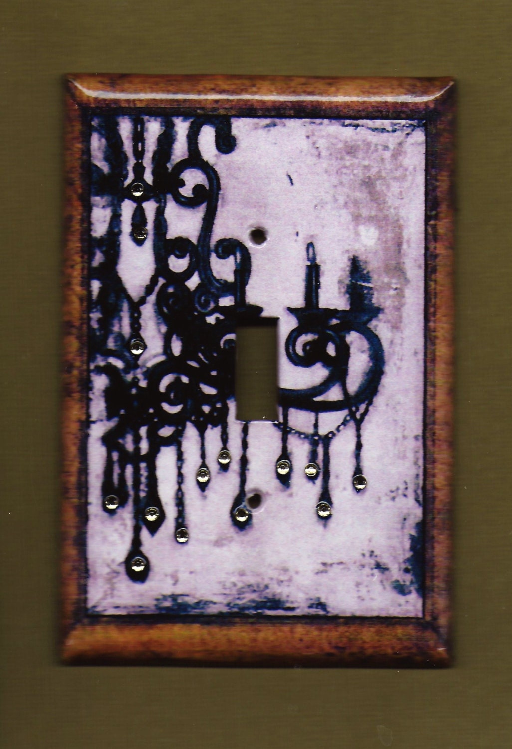 The Only Chandelier I can Afford Switchplate cover