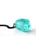 Large Aqua-Blue Quartz Necklace : Alaskan Iceberg Necklace