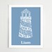 Custom Alphabet Poster - 11x14 Children's Poster - Kid's Room Modern Typographic Art - Love Letters Series