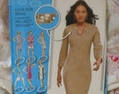 Dress and Tunic Sewing Pattern UNCUT Simplicity 0587 Project Runway Sizes 14-22