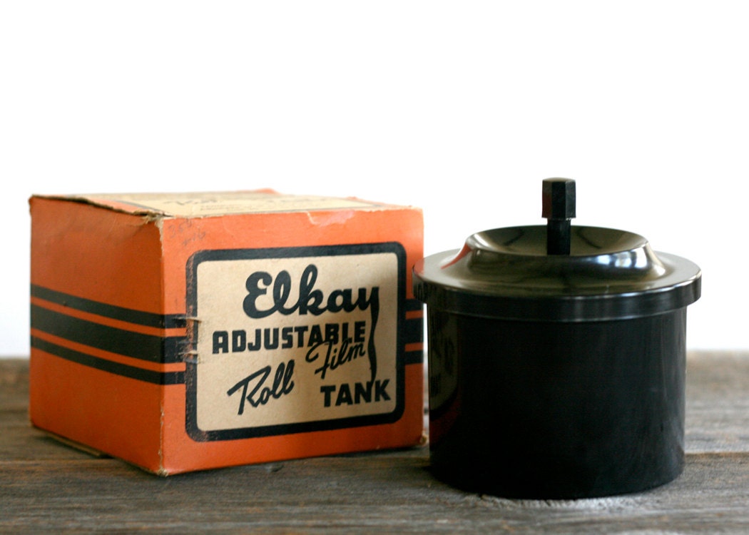 1940's Bakelite Adjustable Roll Film Tank Developer by Elkay