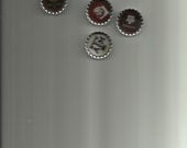 Texas A & M Bottle Cap Magnet set of 5
