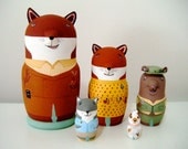 The (Mini) Fantastic Mr. Fox Matryoshka Dolls