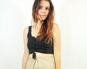 Beige Lace Skirt XS S