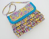 no 258 Amelia Ruffled Clutch Bag PDF Pattern