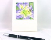 Floral Art Painting Purple and Yellow Lily