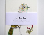COLORFUL 12 cards - drawing of the wall calendar 2013