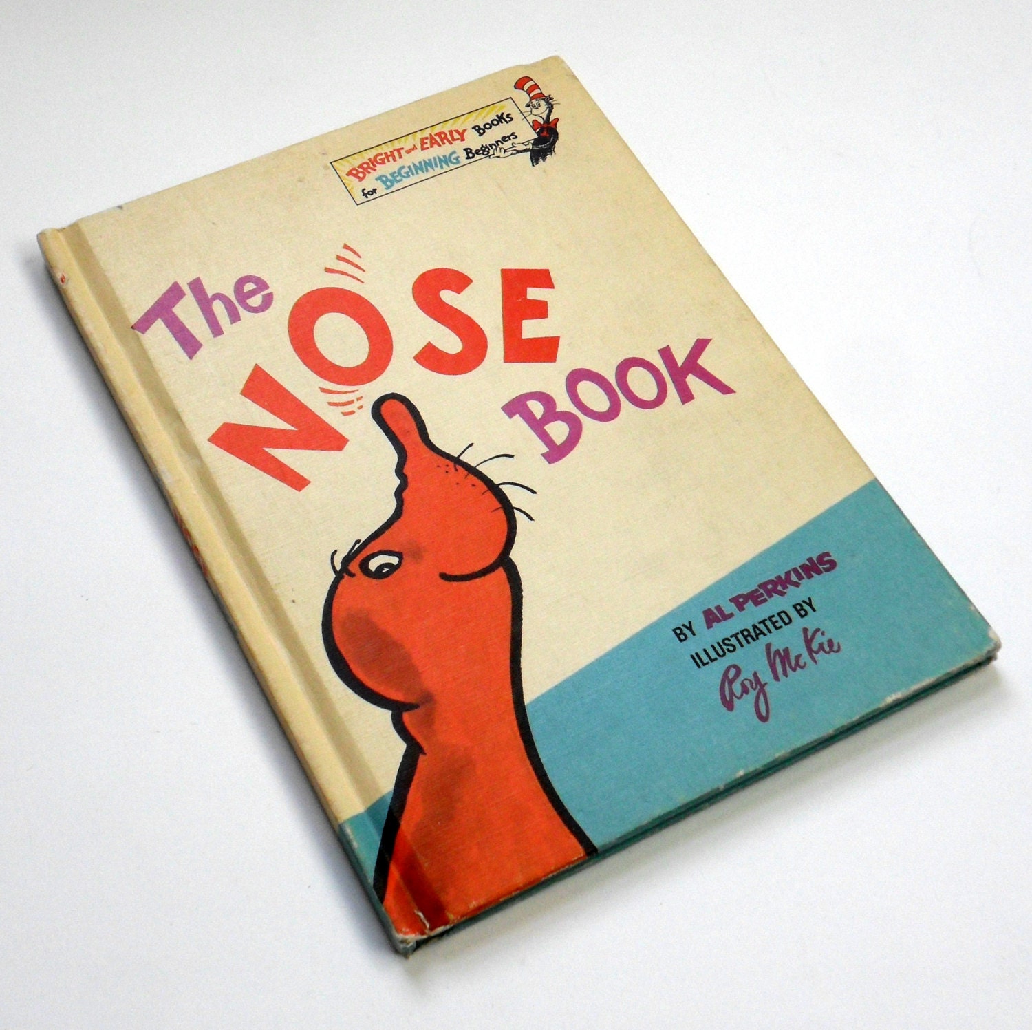 The Nose Book by Al Perkins 1970 / A Bright and Early Dr. Seuss