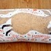 Large red Ratatoskr cushion