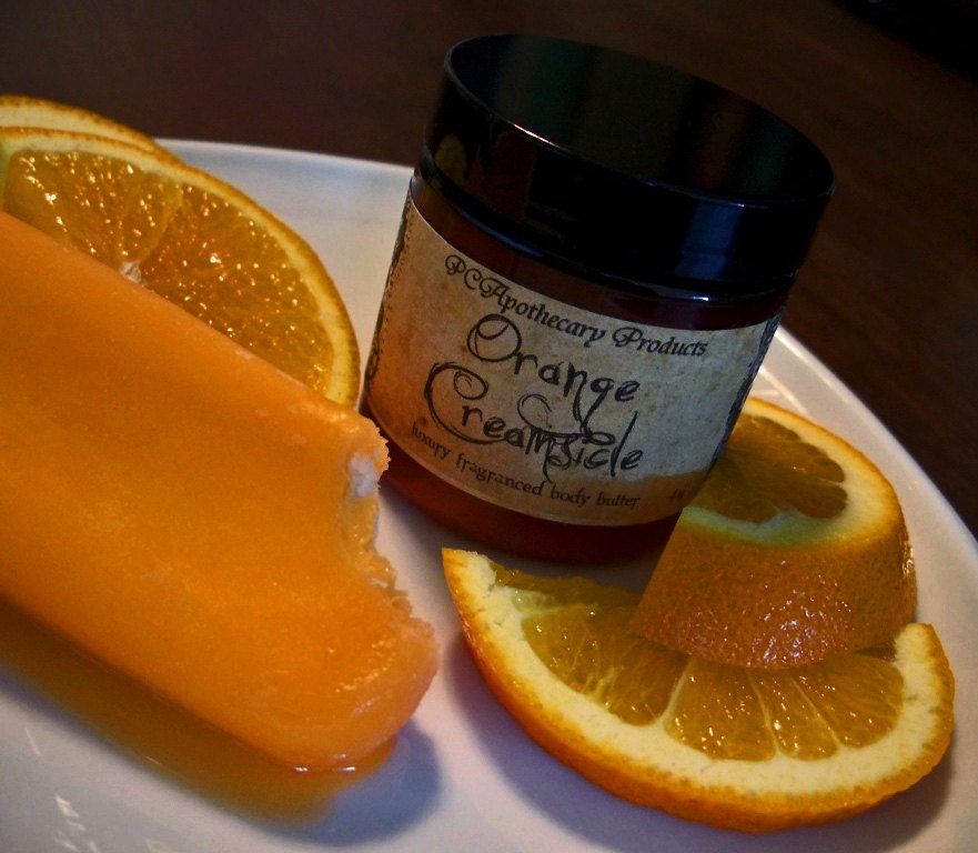 Orange Creamsicle (body butter--oranges, vanilla bean)