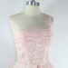 1950's Vintage Dress - PRINCESS Dreamy Lace and Tulle Pink Wedding Prom Party Dress