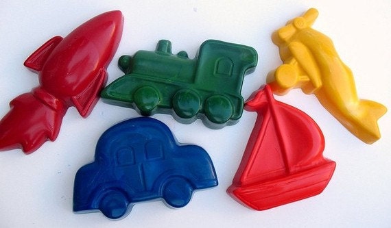 Recycled Crayons Transportation Crayons Total of 5. Il_170x135