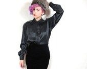 20% OFF VACATION SALE 90s Black Velvet High Waist Mini Skirt (S)