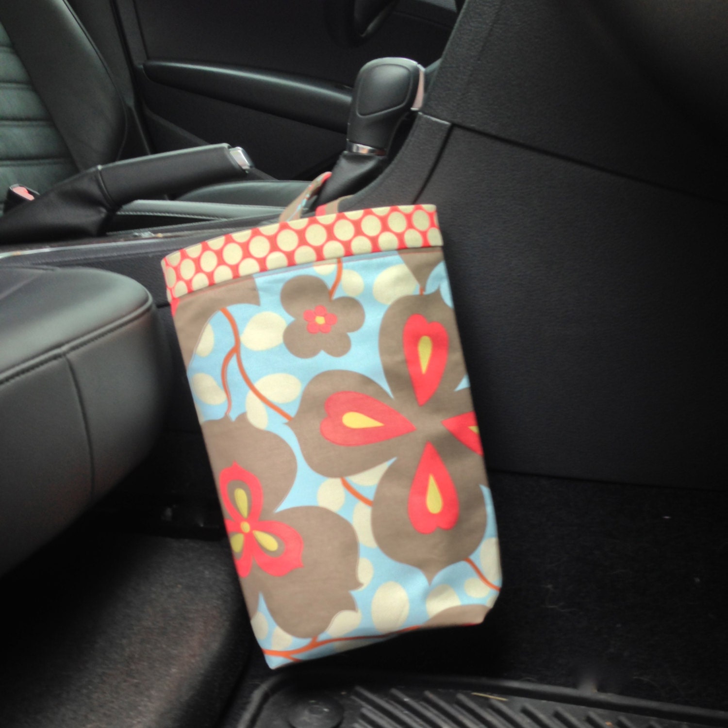 Car Bag AMY BUTLER LOTUS Morning Glory, Women, Car Litter Bag, Auto Accessories, Auto Bag, Car Organizer, Car Trash