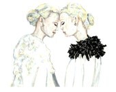 Fashion Illustration- Twins