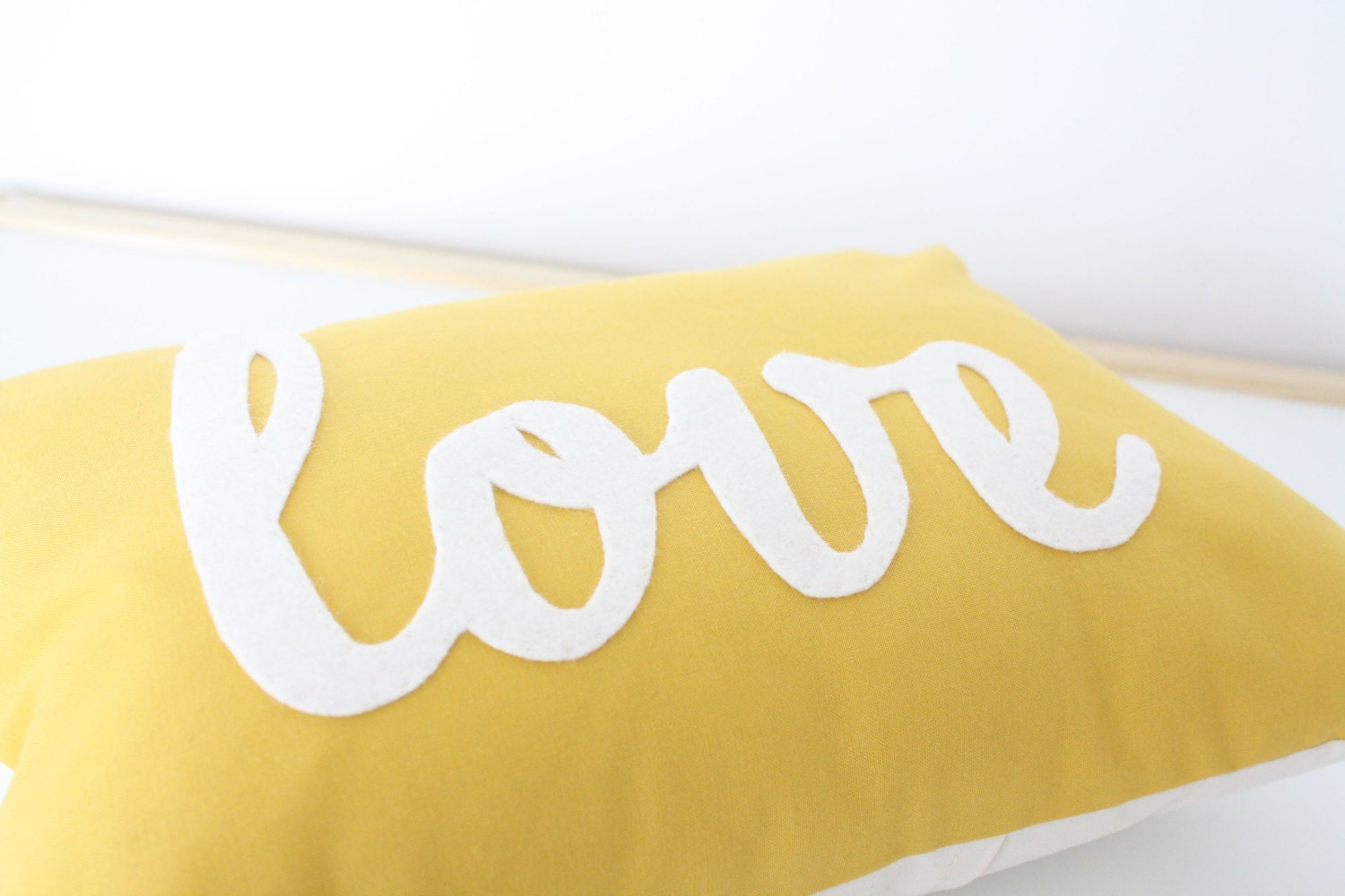 Yellow Love PIllow - Home and Living / Decor and Housewares