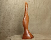 Abstract Art Wood Carving, Modern Sculpture Fathers Day Gift for Dad, Gift for Him by Gary Burns the Treewiz, Anniversary Handmade in Oregon