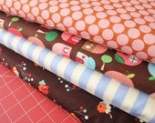 SALE... Rose blush custom Fat Quarter bundle FQ of each, 4 total