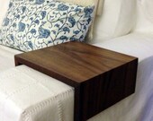 Couch Arm Wrap. Sofa Wrap. Organic Modern Arm Rest in Walnut Wood