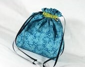 Two at a time Sock Bag for Knitting or Crochet Project