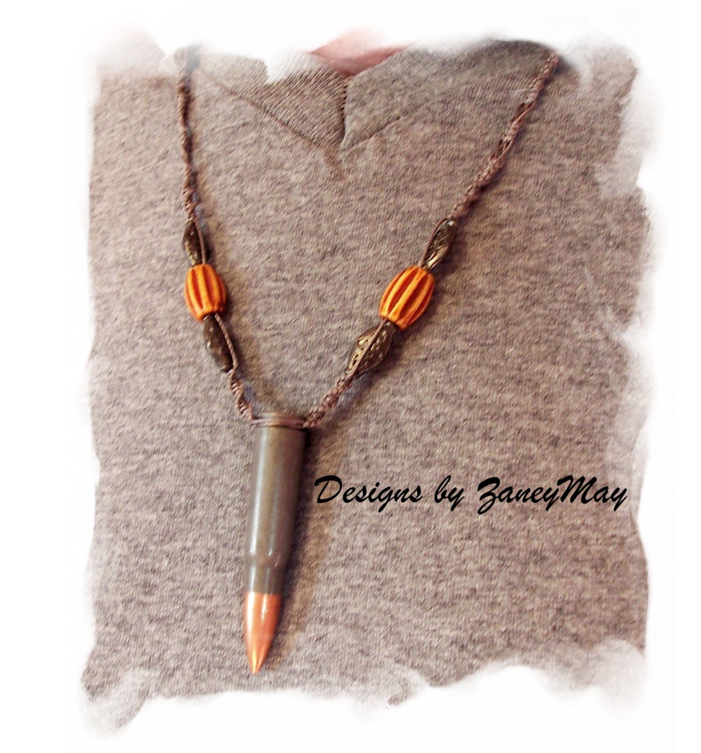 Men's Macrame Necklace, Pattern in PDF