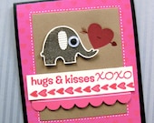 Hugs & Kisses Greeting Card
