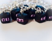 5 Piece Party Set Minecraft Enderman /Creeper Necklace/Cellphone Charm