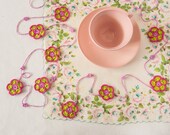 Party Decor Garland - Crochet Flowers