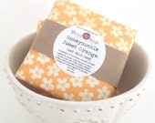 Honeysuckle Sweet Orange Goats Milk Soap Bar by WickedSoaps