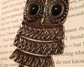 Large Antiqued Brass Charm
