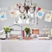 ABC Baby Shower Vintage Fabric Bunting, Garland, Banner, Pennant Decoration 9 Feet Handmade By A Fête Beckons On Etsy
