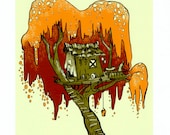 Art print Michelle Duckworth- Tree Shanty
