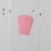 25pcs small Pink Reinforced DIY LUGGAGE blank tag labels