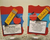 Teacher Thank you Keepsake Box card