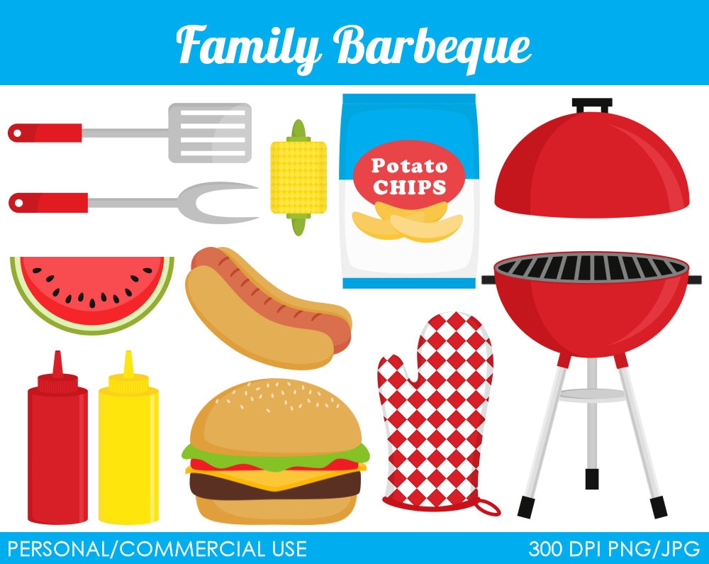 family cookout clipart - photo #11