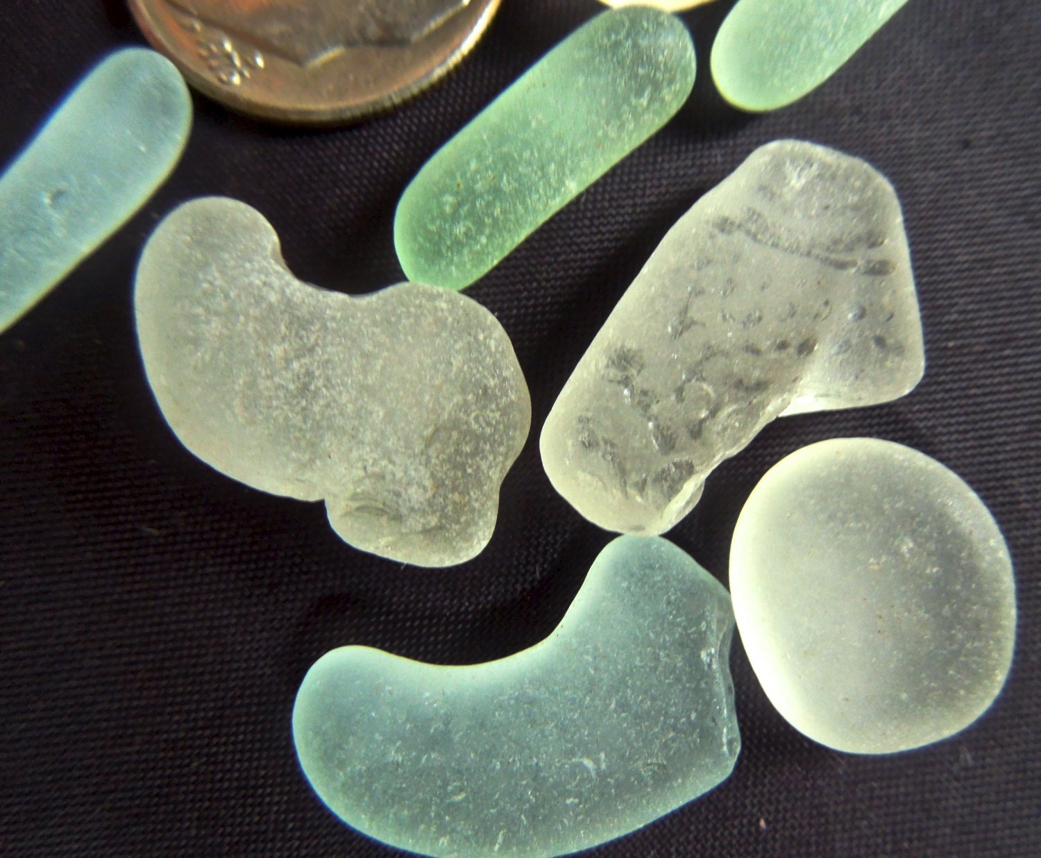 Sea Glass or Beach Glass of HAWAII Unusual SHOE shape CURVED pcs 27 dollars in my Etsy shop SeaGlassFromHawaiiStunning