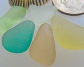 Sea Glass or Beach Glass of Hawaii beaches AQUA PINK YELLOW 49 dollars in my Etsy shop SeaGlassFromHawaii