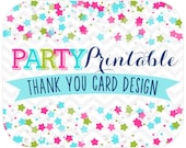 Made to Match Party Printable- Thank You Note Card Il_170x135