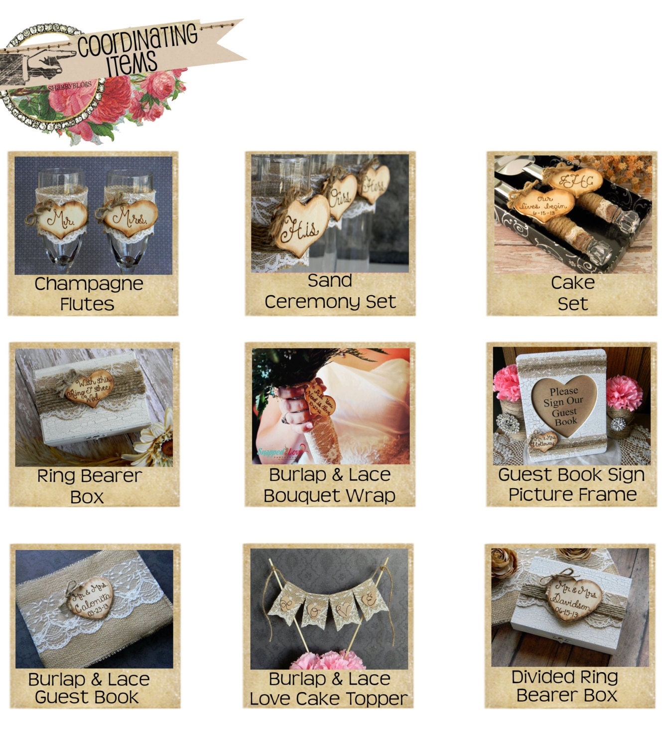 Mr. & Mrs. Glasses Champagne Flutes Rustic Woodland Shabby Chic Burlap and Lace
