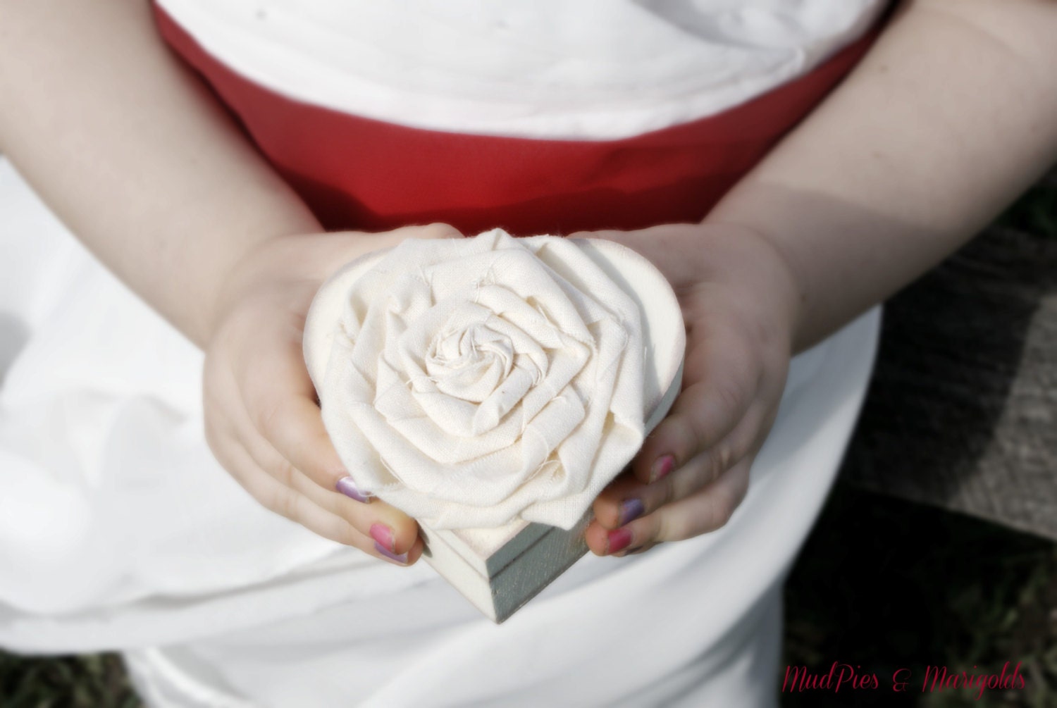 Rustic Ring Bearer Pillow, Ring Bearer Box