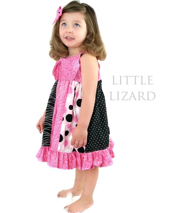 Dress SEWING PATTERN - Girls and Dolls, Love Me Knot