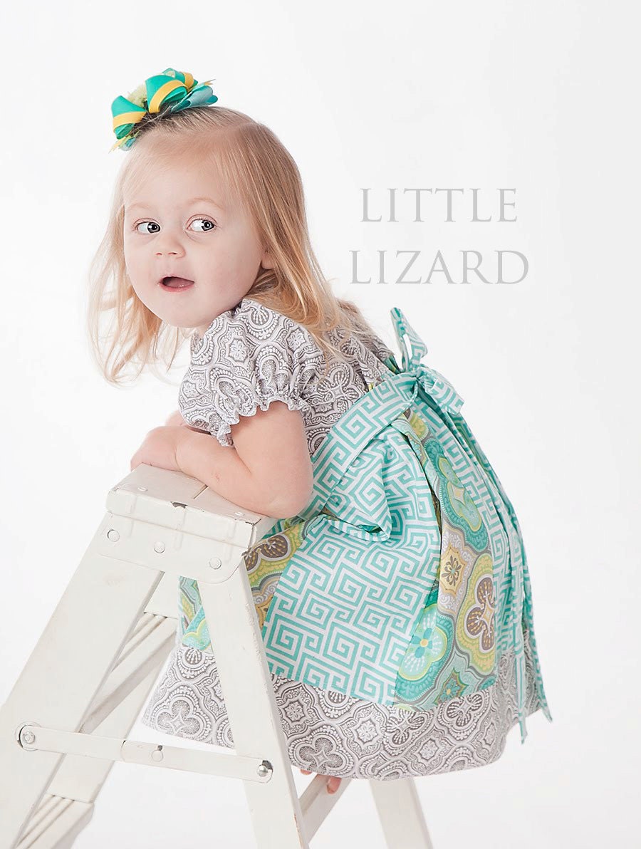 Girls Peasant Dress SEWING PATTERN, Elizabeth Claire