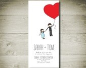 FLY AWAY with ME - Custom Personalised Printable Invitation