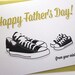 Mini Me Black Tennies - Father's Day Card