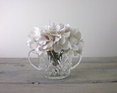 Pressed Glass Sugar Bowl