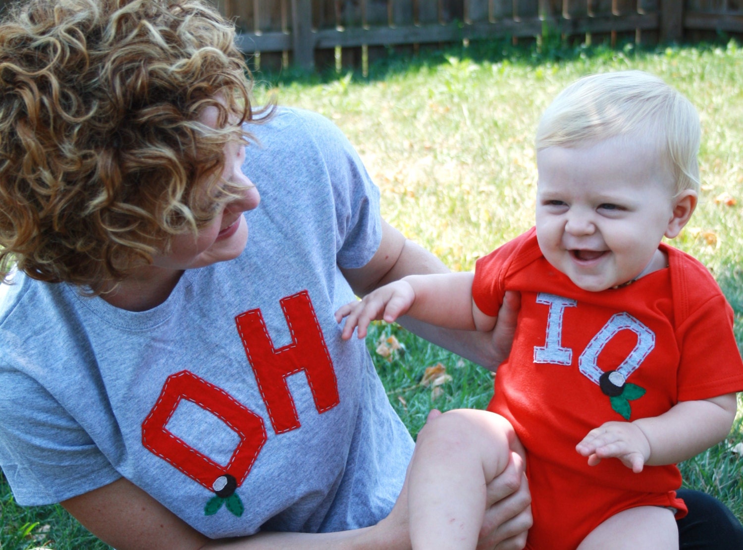 Mommy and Me OH-IO t-shirt set, great gift for Mother's day or any new mom, Mom-to-be